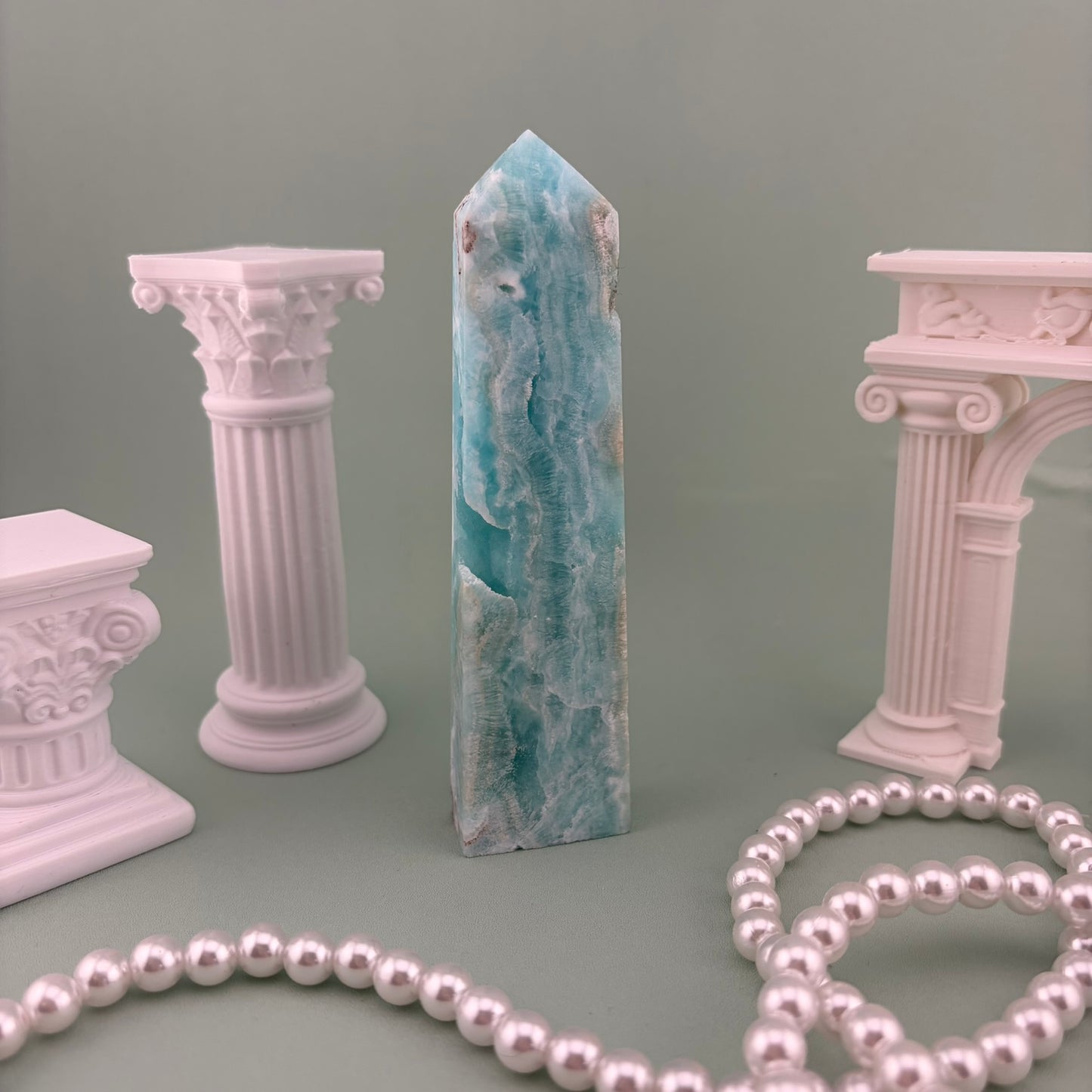 Blue Aragonite Tower B