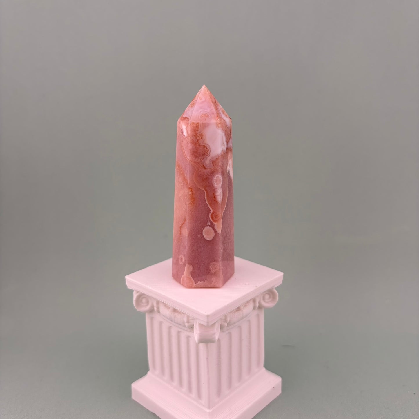 Carnelian Flower Agate Towers