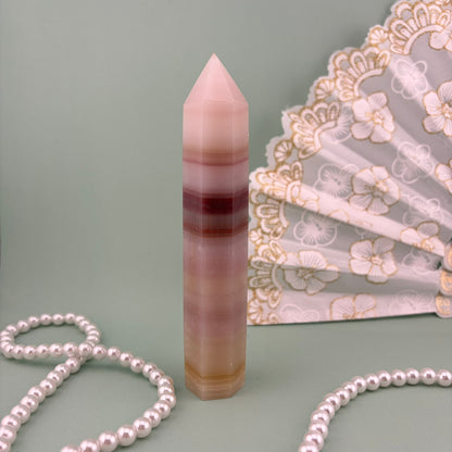 Pink Onyx Crystal Towers from PureZen Minerals, view 4