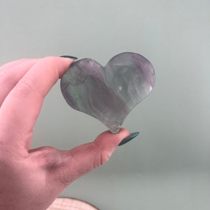 Fluorite Hearts from PureZen Minerals, view 2