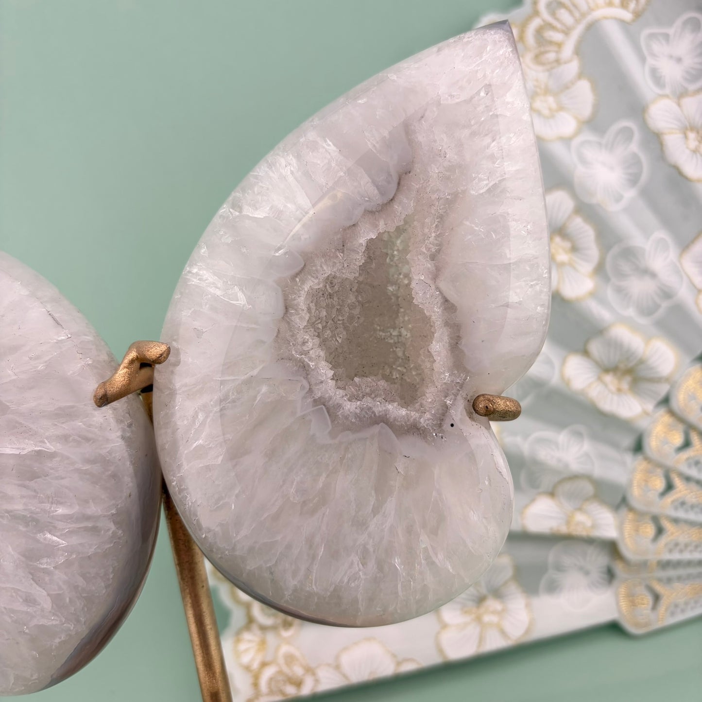Brazilian Agate Butterfly on Custom Stand