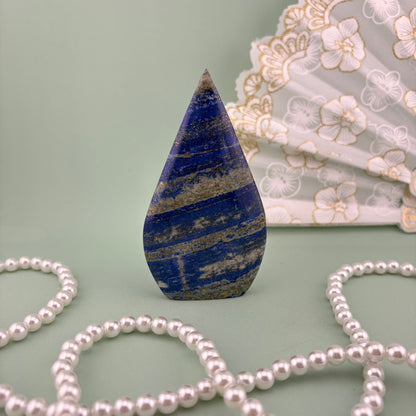 Lapis Lazuli Freeform from PureZen Minerals, view 1