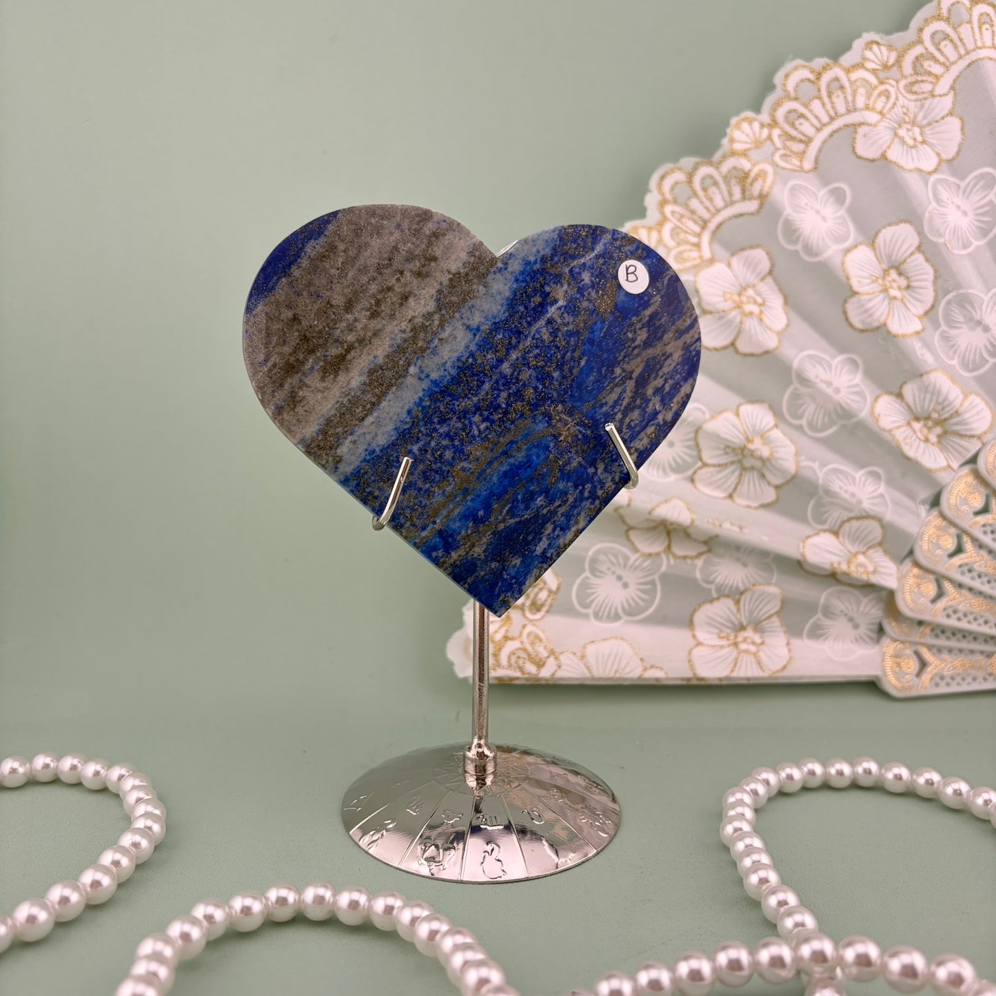 Lapis Lazuli Heart B