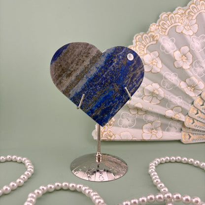 Lapis Lazuli Heart – Piece B from PureZen Minerals, view 1