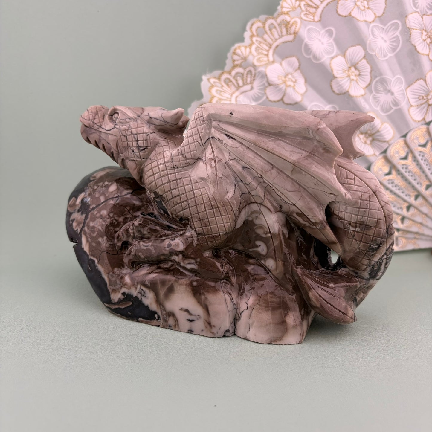 Volcano Agate Dragon
