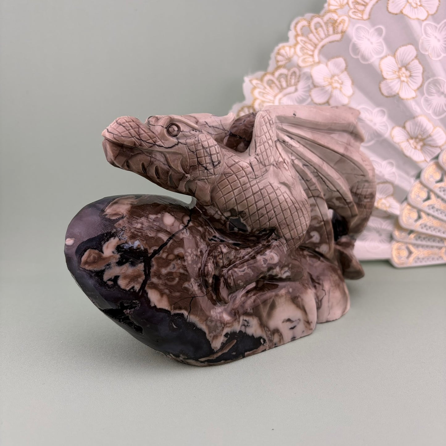 Volcano Agate Dragon