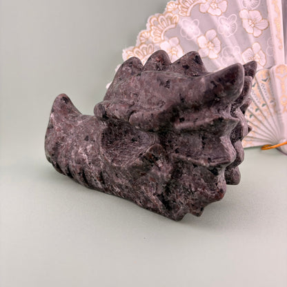 Yooperlite Dragon Head from PureZen Minerals, view 4