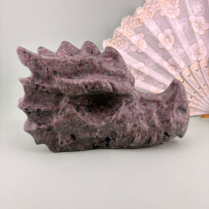 Yooperlite Dragon Head from PureZen Minerals, view 2