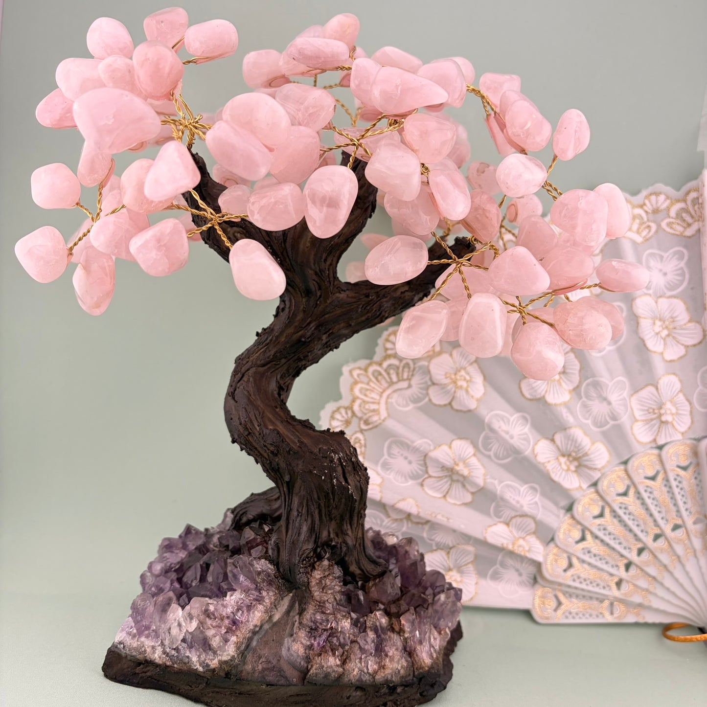 Rose Quartz Money Tree