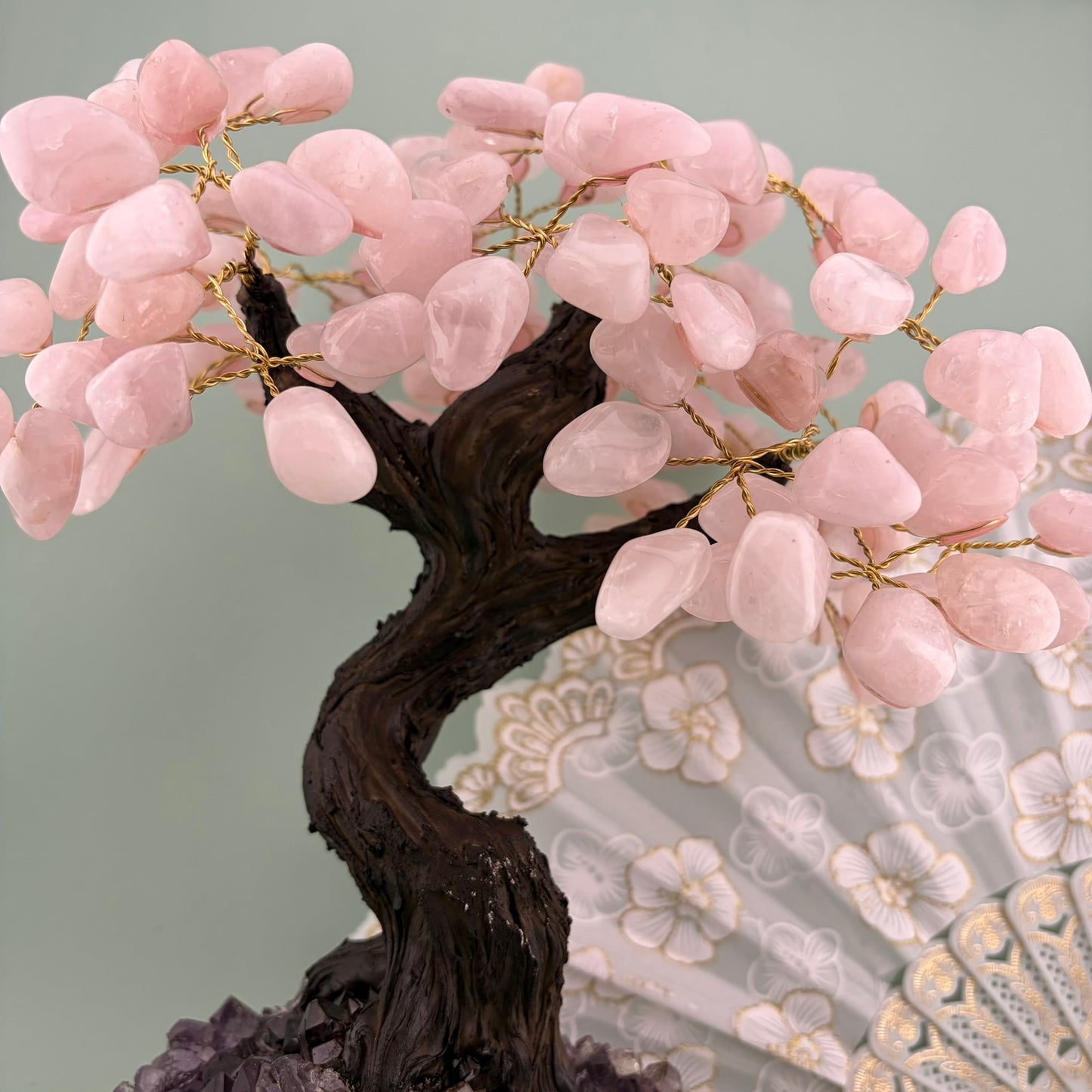 Rose Quartz Money Tree