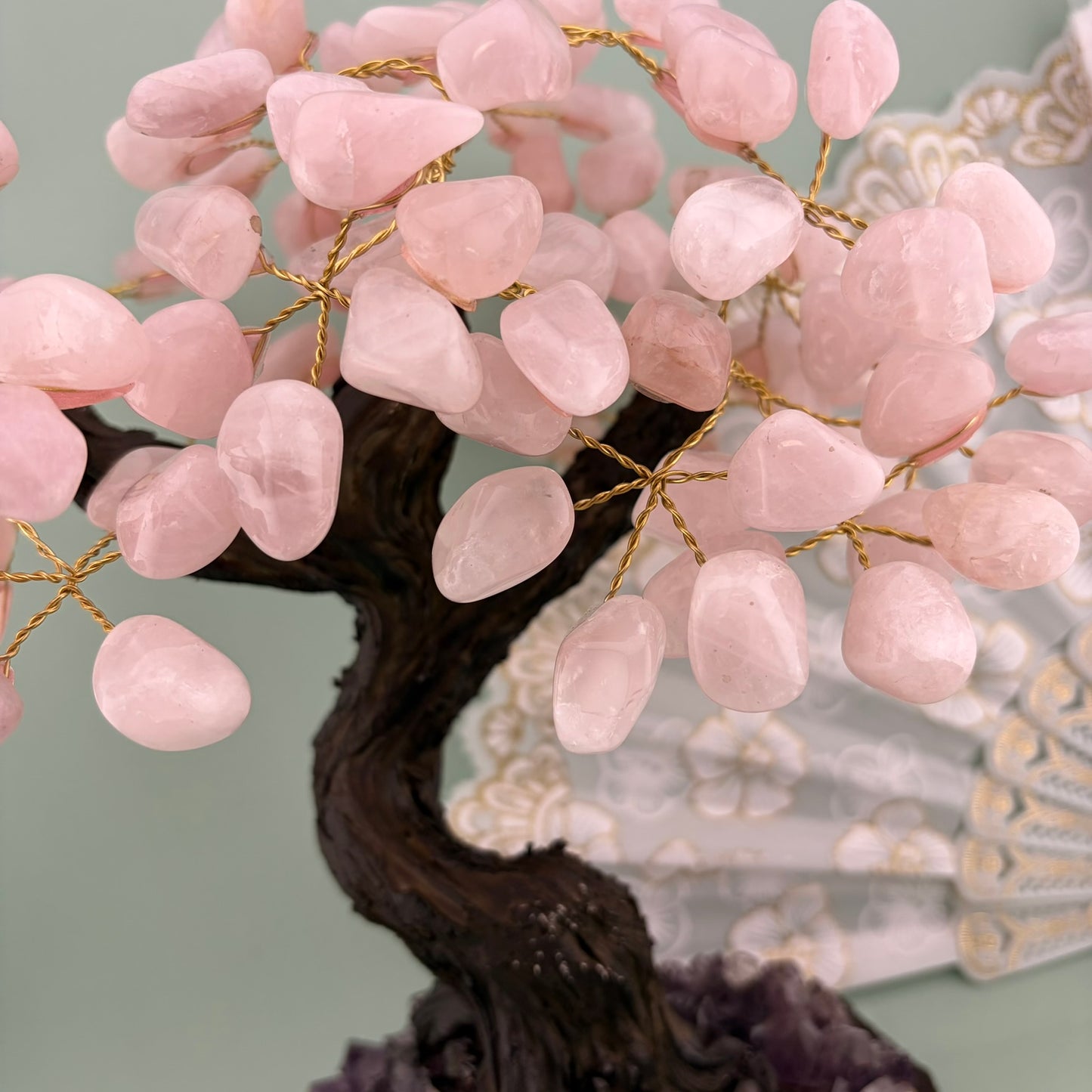 Rose Quartz Money Tree
