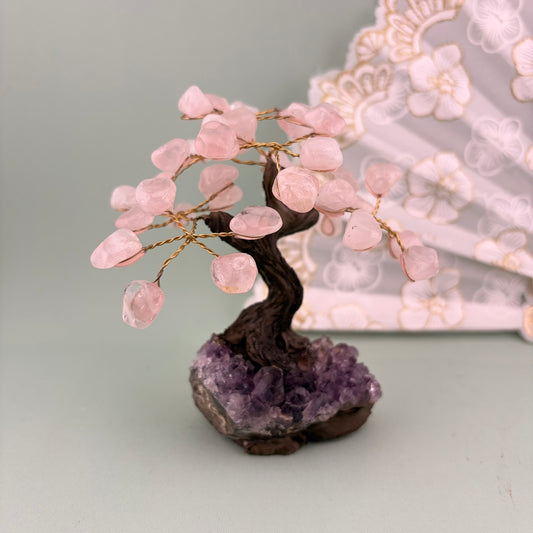 Rose Quartz Money Tree Small