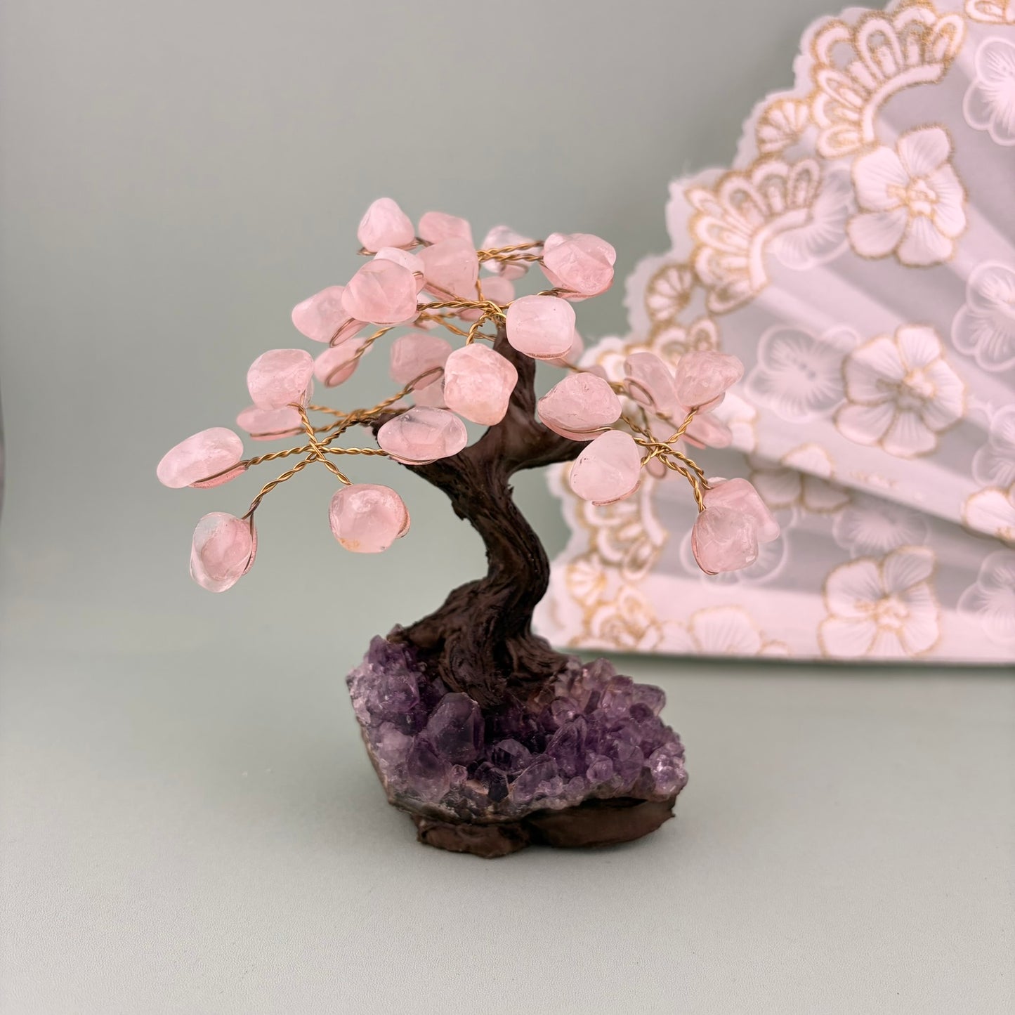 Rose Quartz Money Tree Small