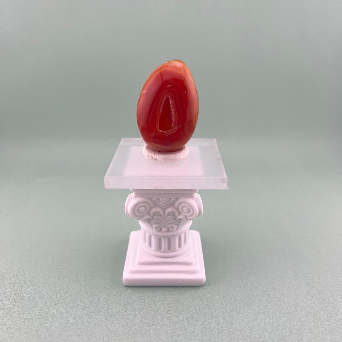 Carnelian Druzy Eggs