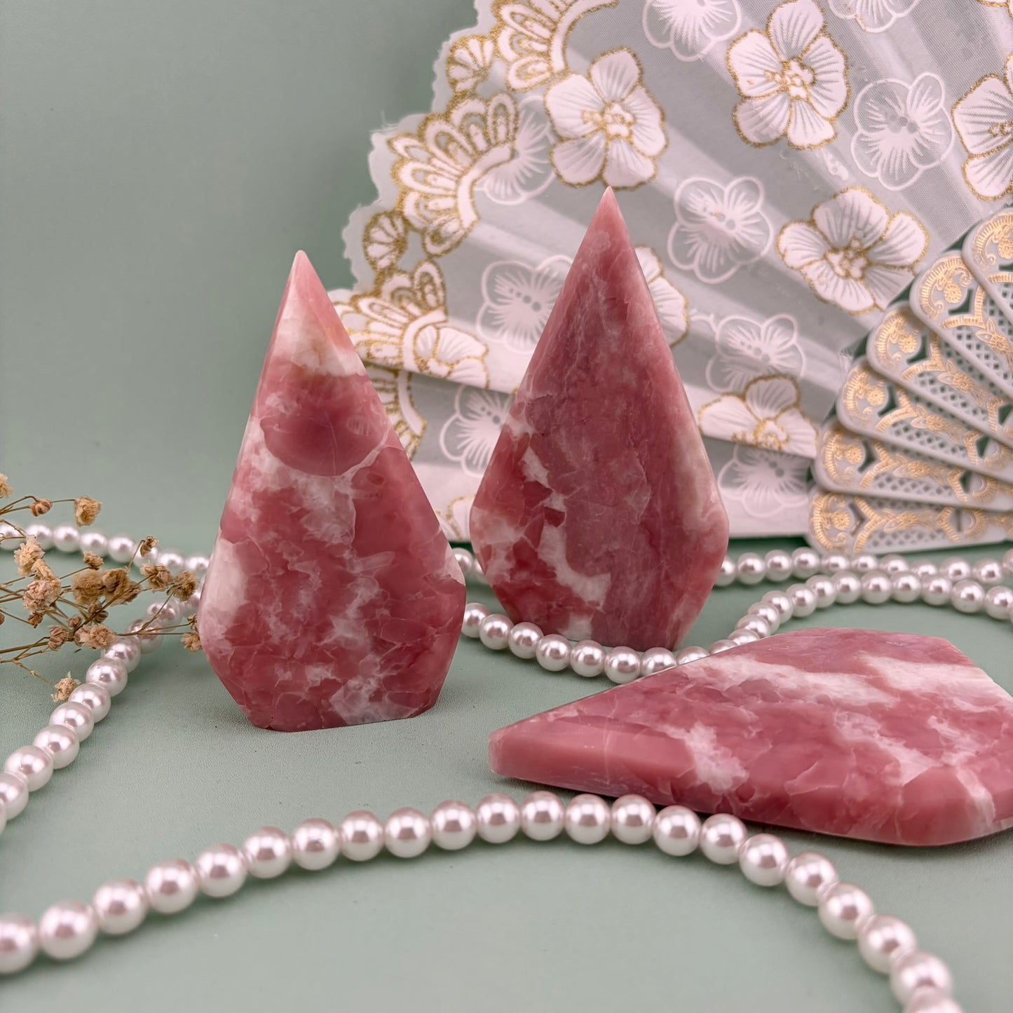 Pink Opal Freeforms