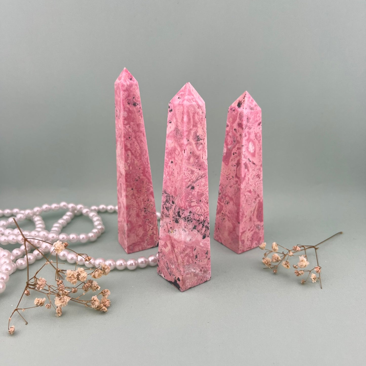 Peruvian Rhodonite Towers