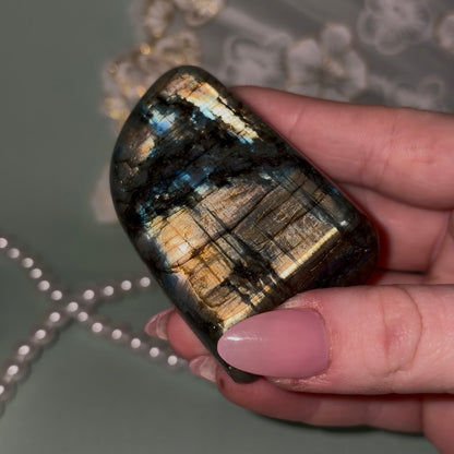 Labradorite Freeform – Piece B from PureZen Minerals, view 2