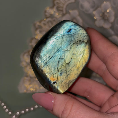 Labradorite Freeform – Piece E from PureZen Minerals, view 1