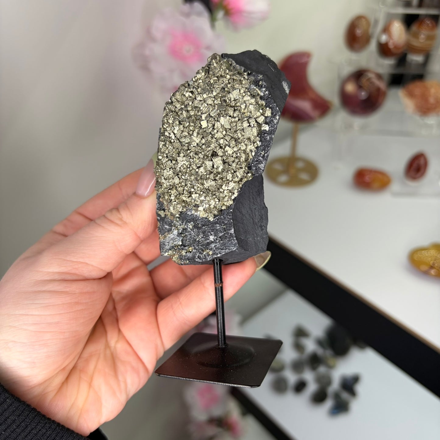 Shungite with Pyrite A