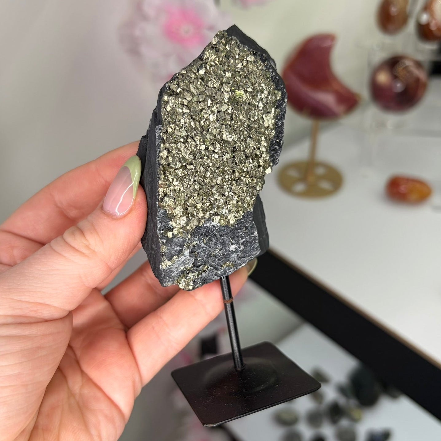 Shungite with Pyrite A