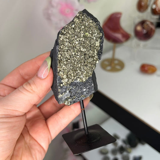 Shungite with Pyrite A