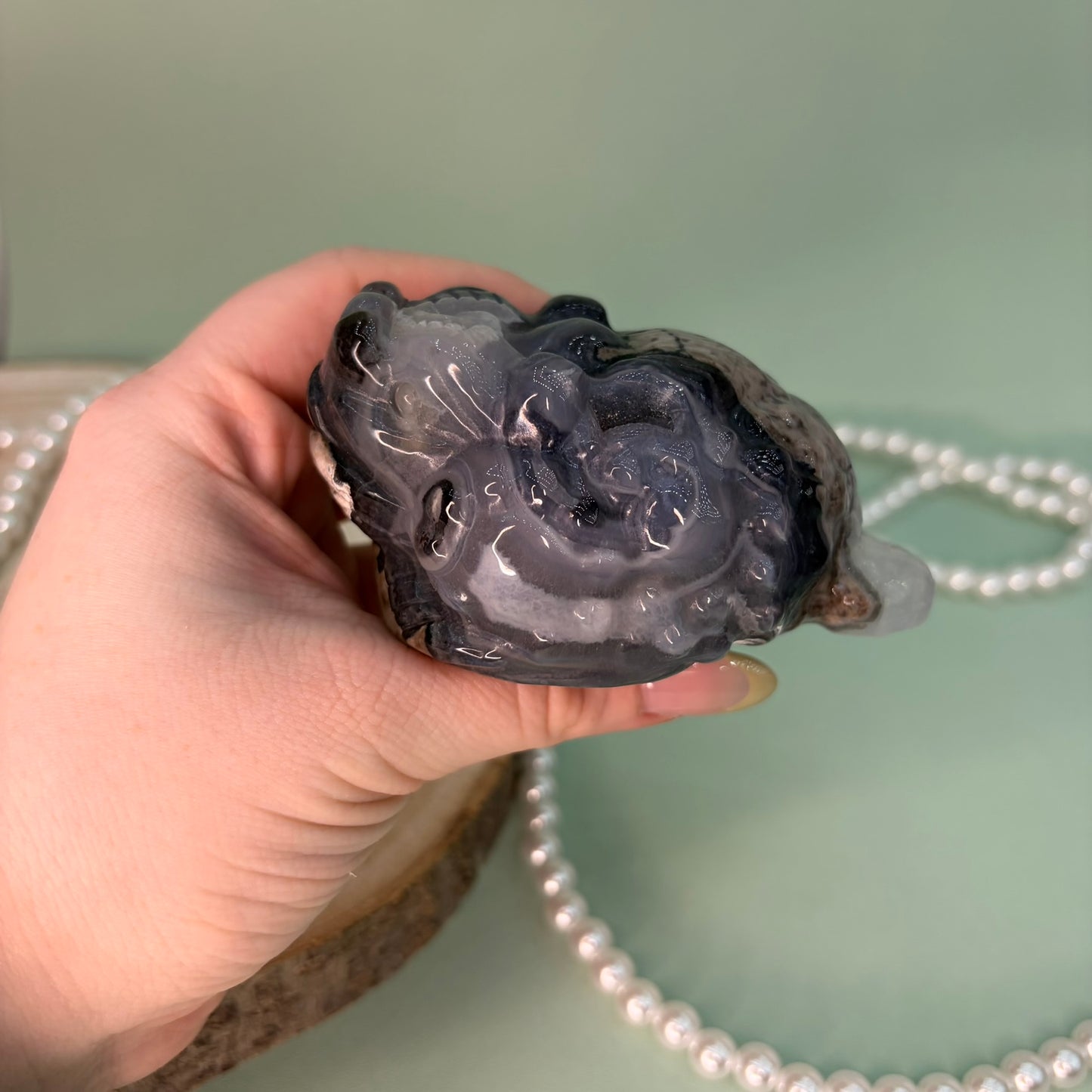 Volcano Agate Money Toad B