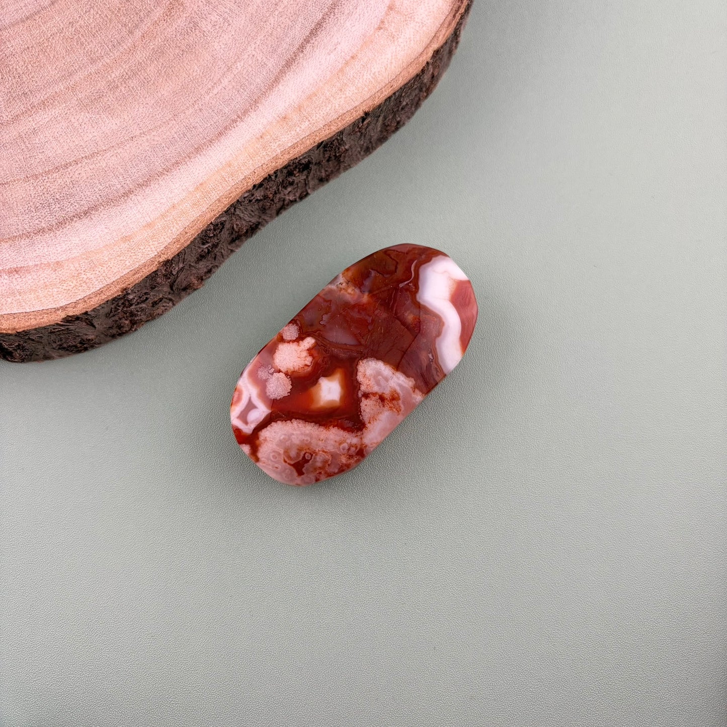 Carnelian Flower Agate Palms