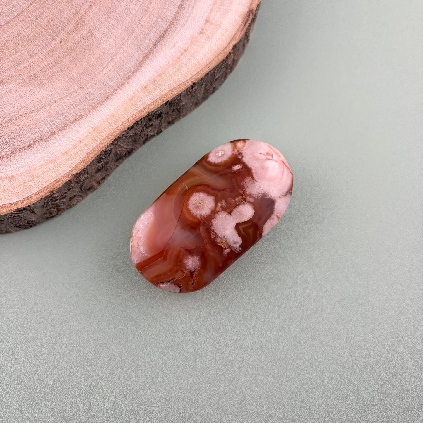 Carnelian Flower Agate Palms