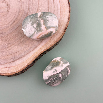 Unicorn Jasper Palm Stones from PureZen Minerals, view 1