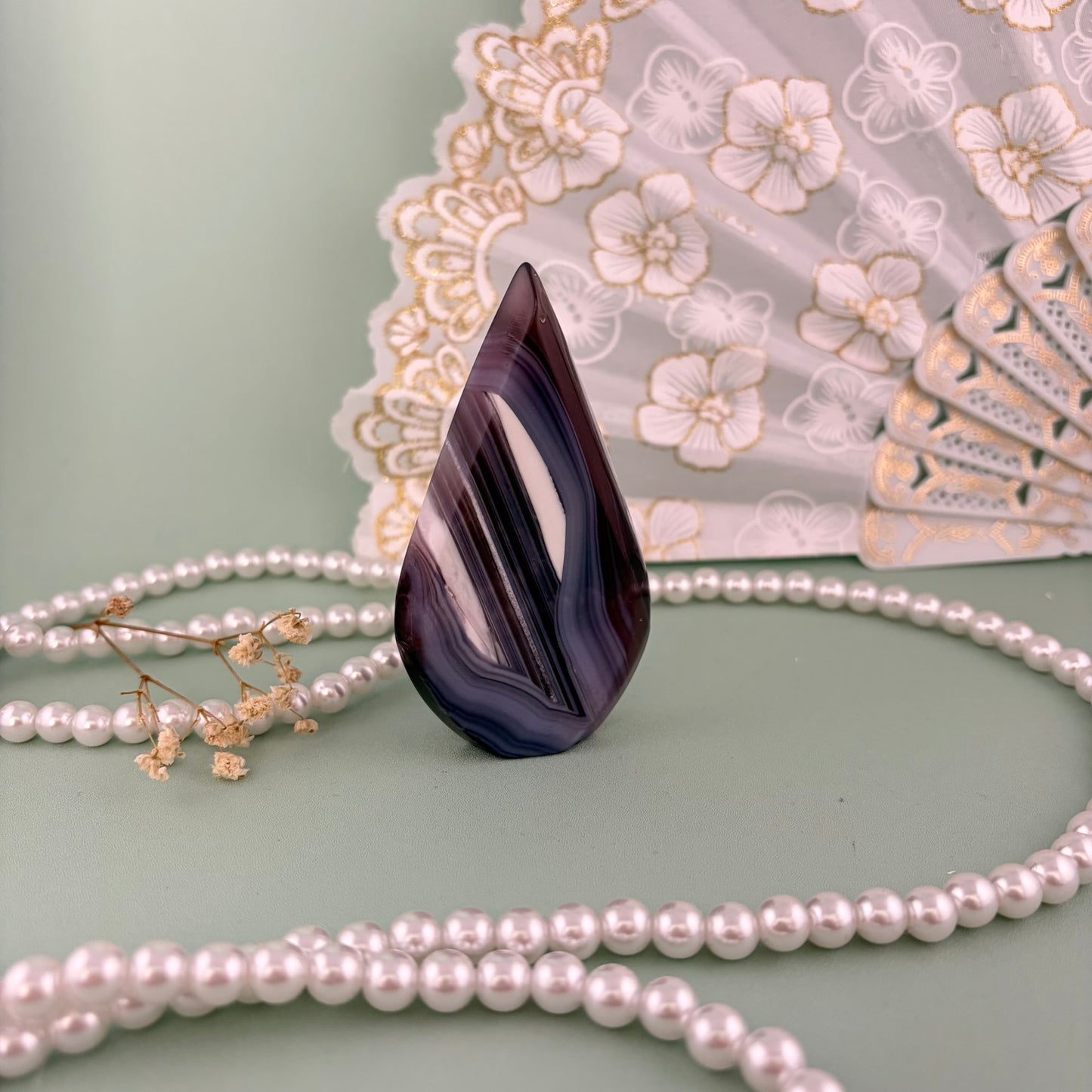 Jelly Agate Teardrop A