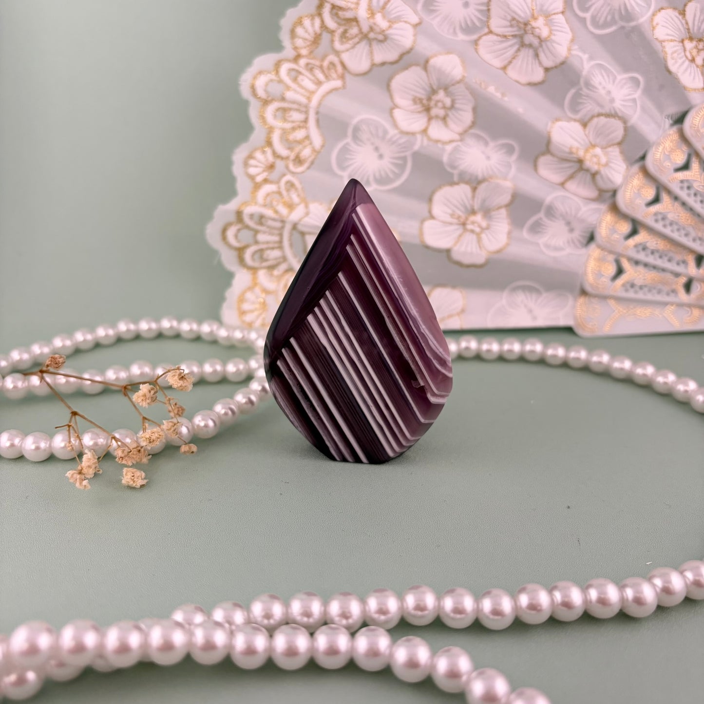 Jelly Agate Teardrop B