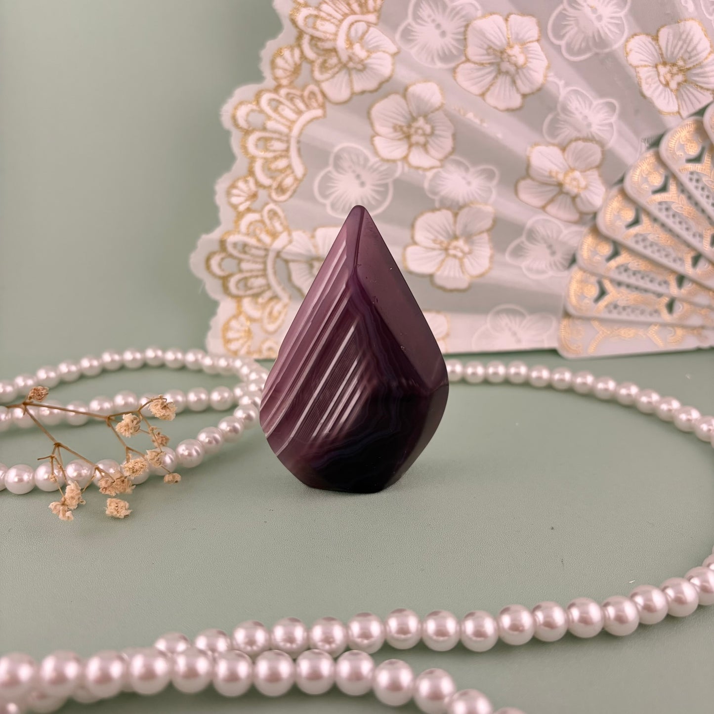 Jelly Agate Teardrop B
