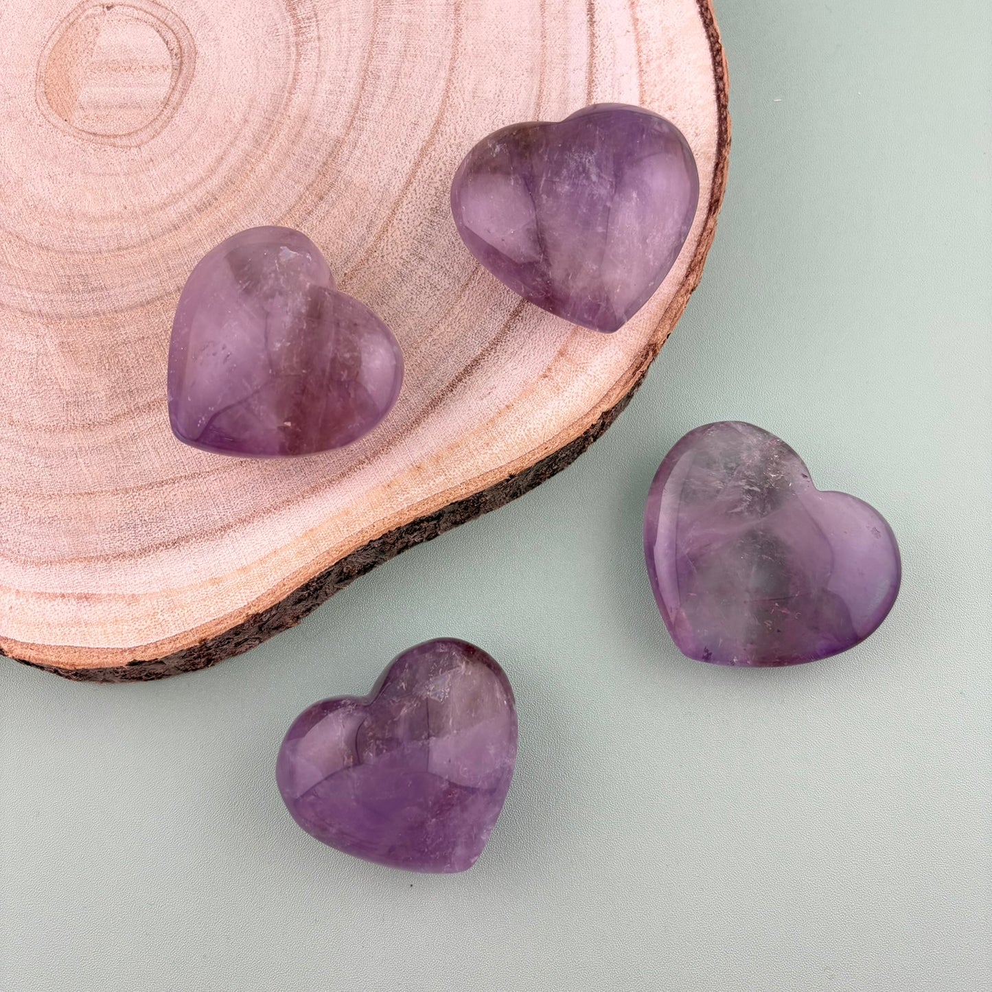 Ametrine Hearts