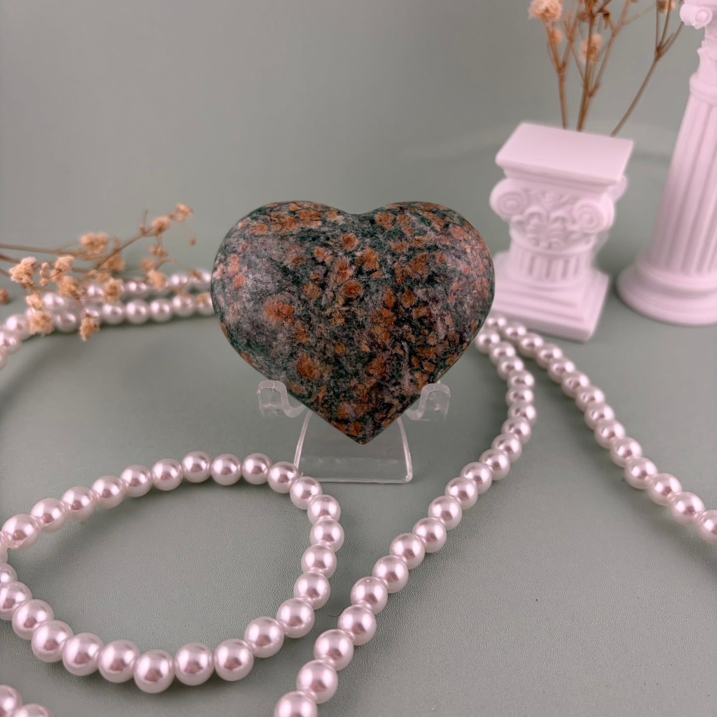 Green Aventurine Heart A