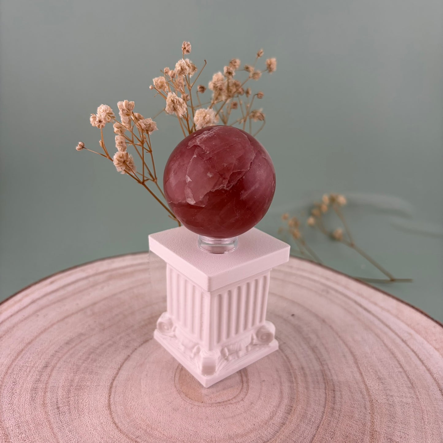 Rose Calcite Sphere