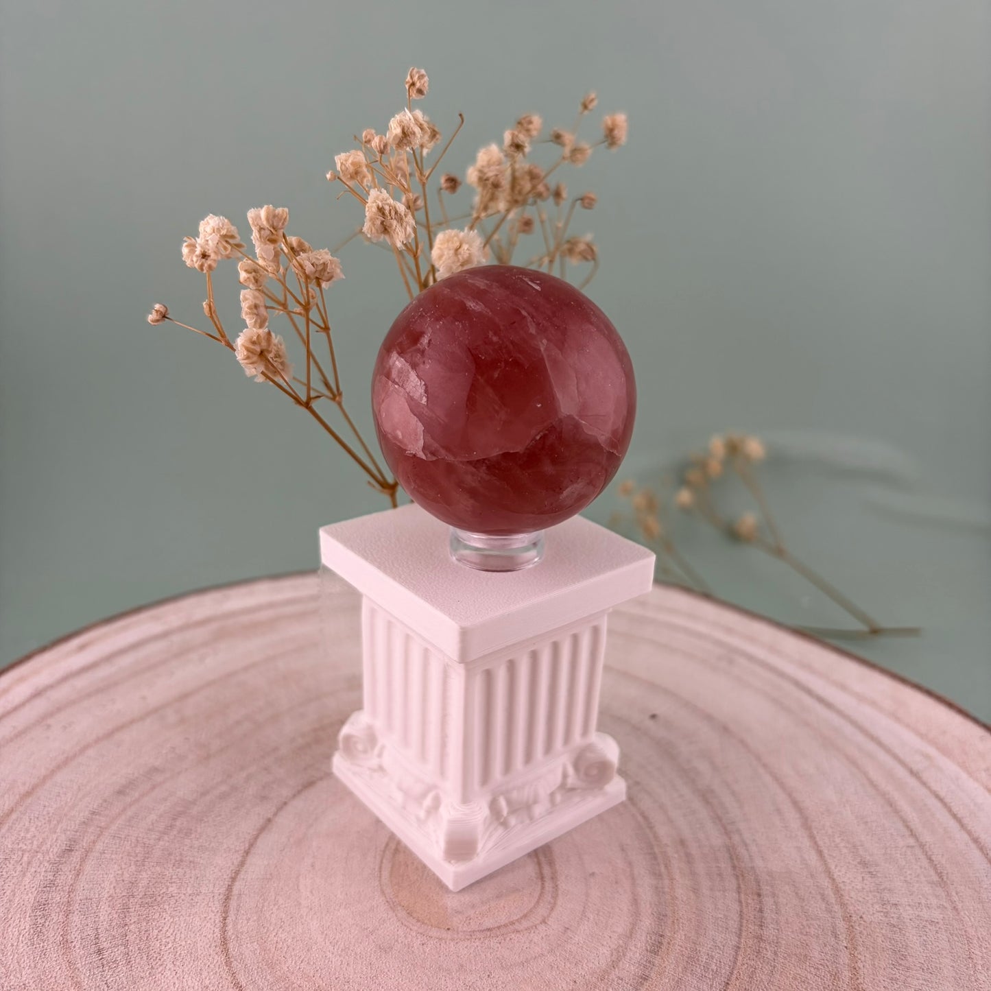 Rose Calcite Sphere