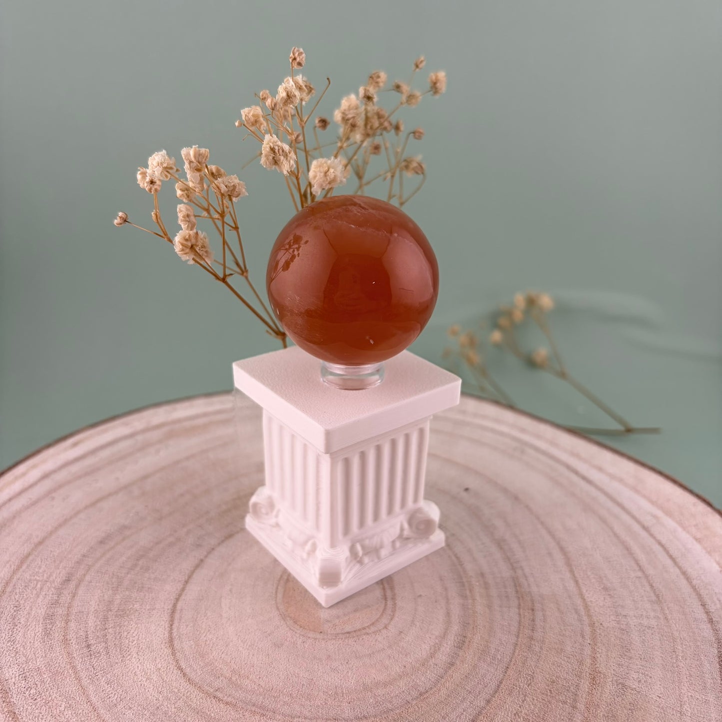 Honey Calcite Sphere A