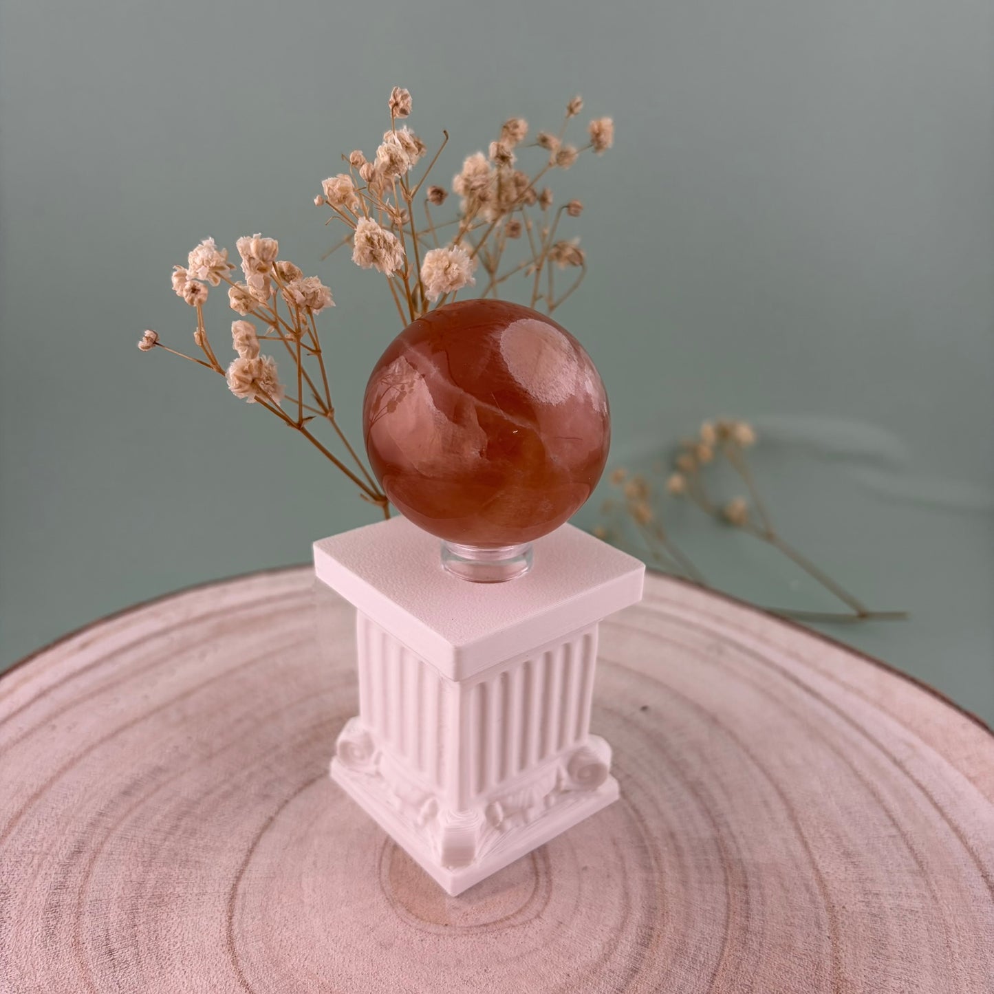 Honey Calcite Sphere A