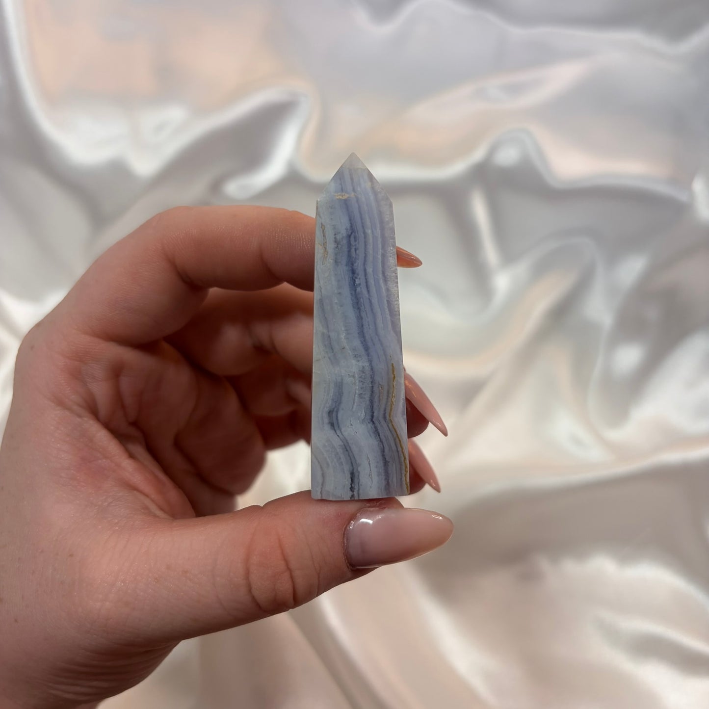 Blue Lace Agate Tower A