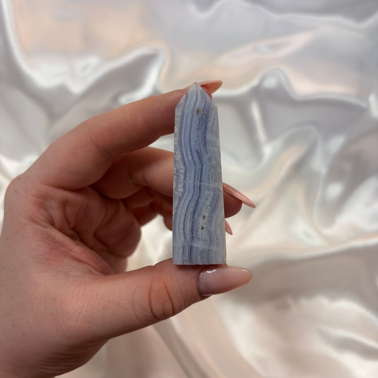 Blue Lace Agate Tower A
