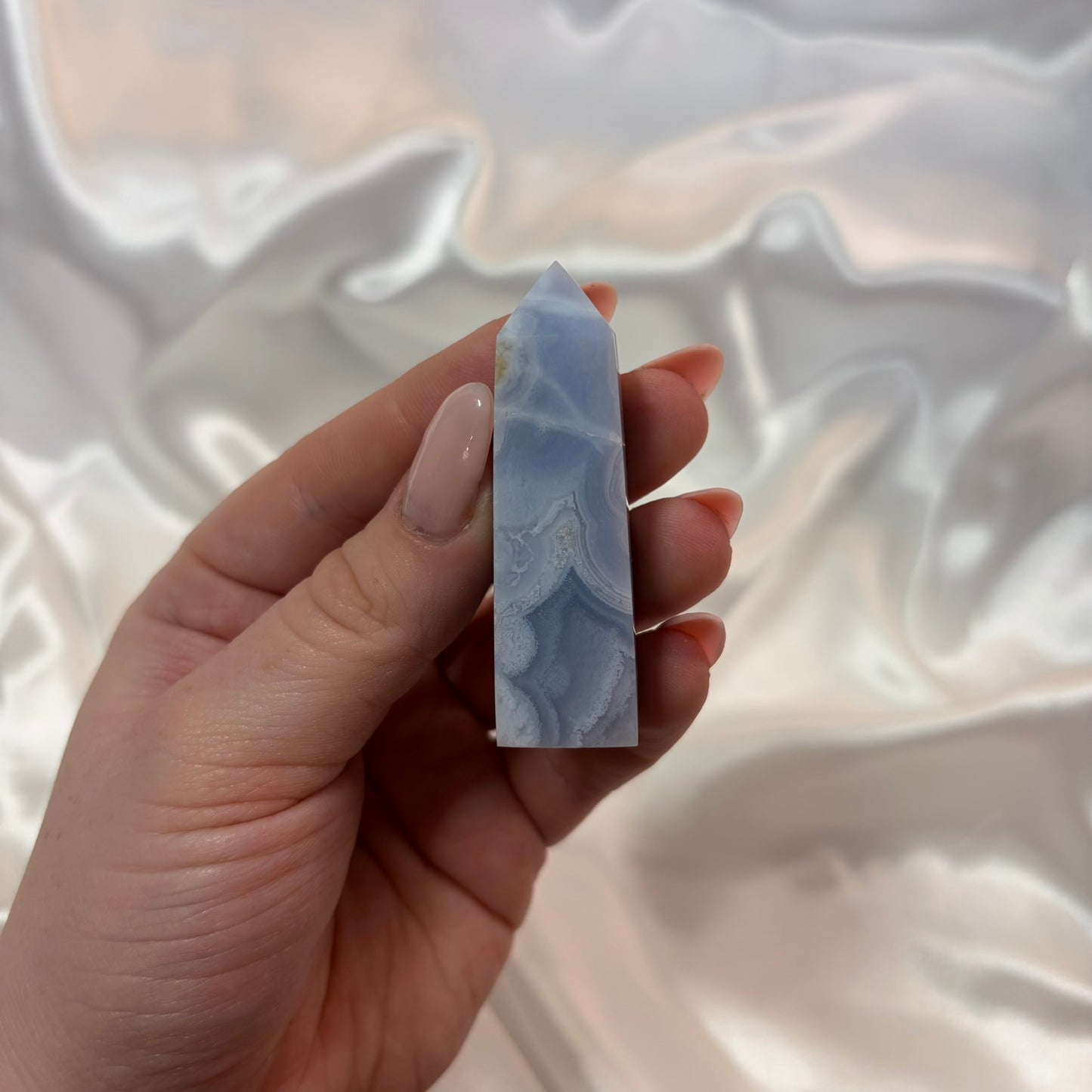 Blue Lace Agate Tower B
