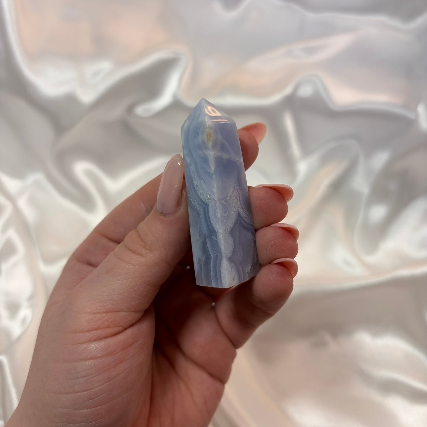 Blue Lace Agate Tower B