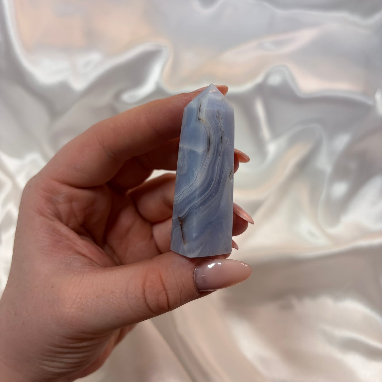 Blue Lace Agate Tower B
