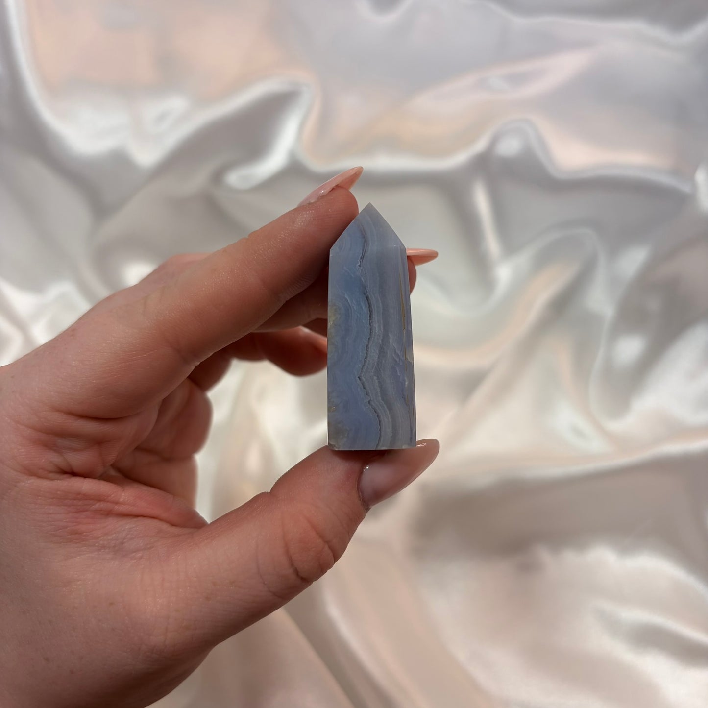 Blue Lace Agate Tower E