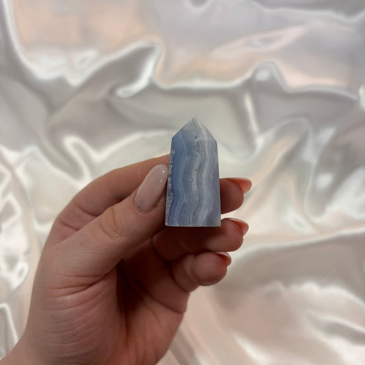 Blue Lace Agate Tower F