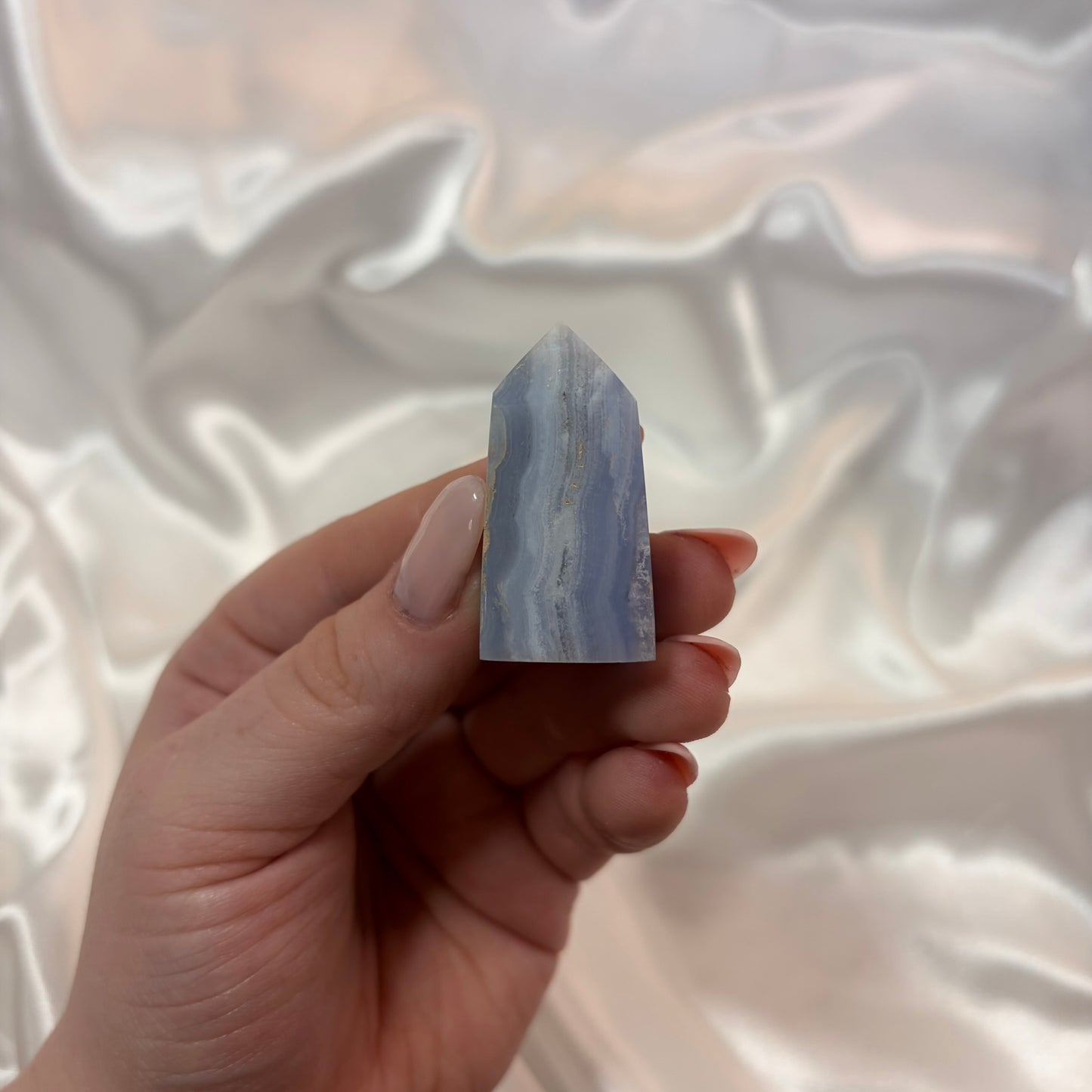 Blue Lace Agate Tower F