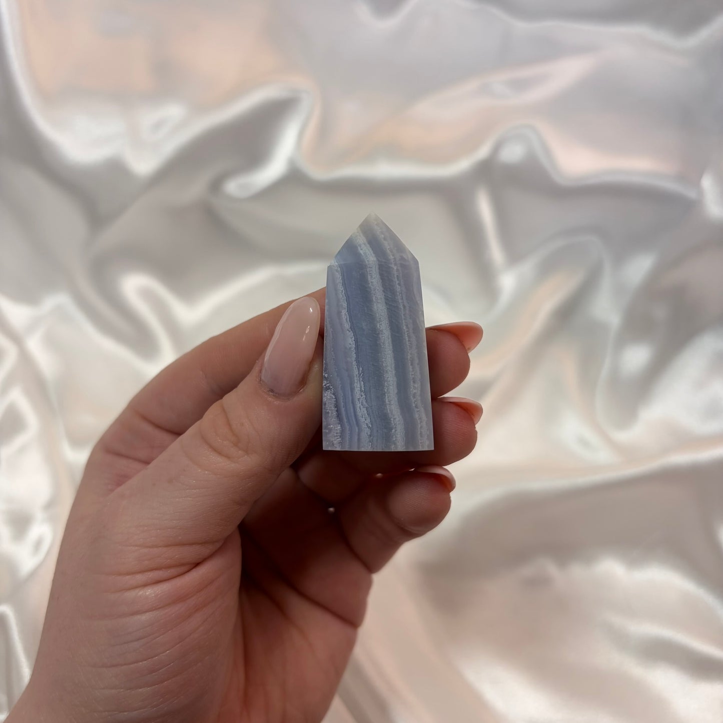 Blue Lace Agate Tower G