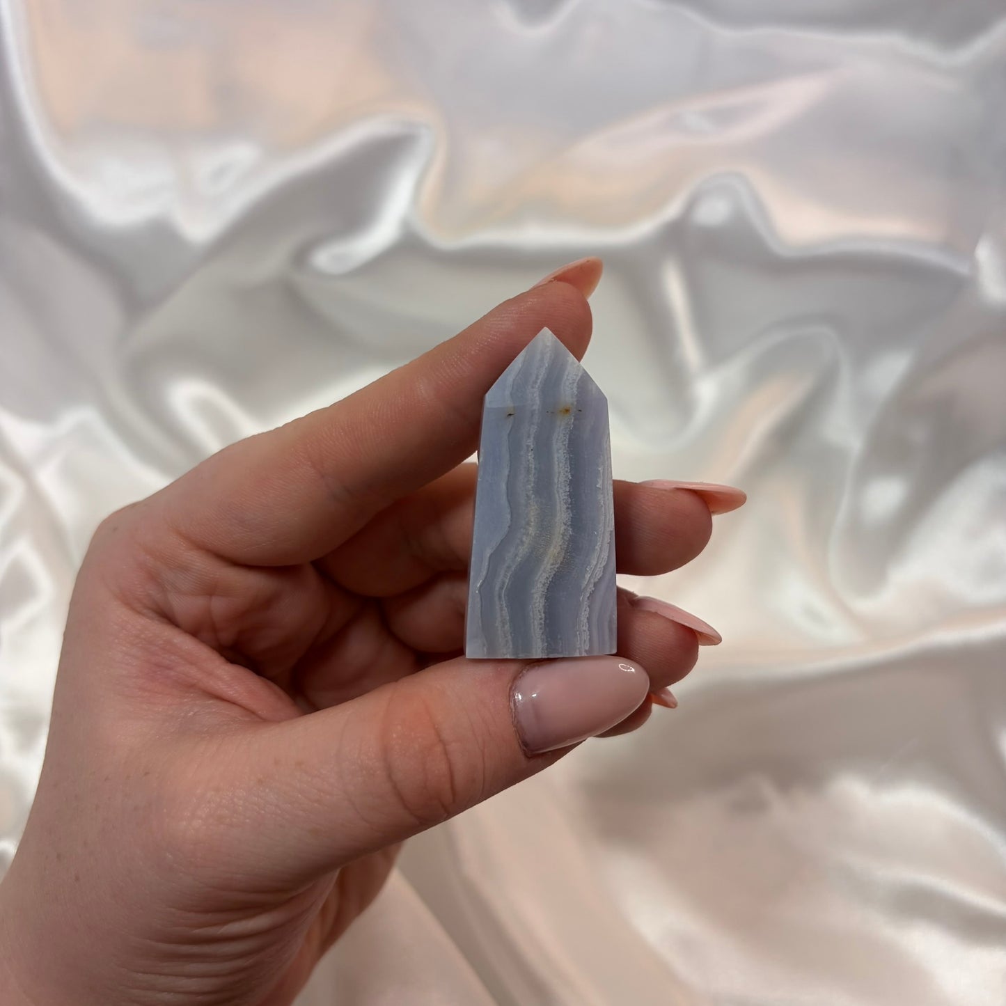 Blue Lace Agate Tower G