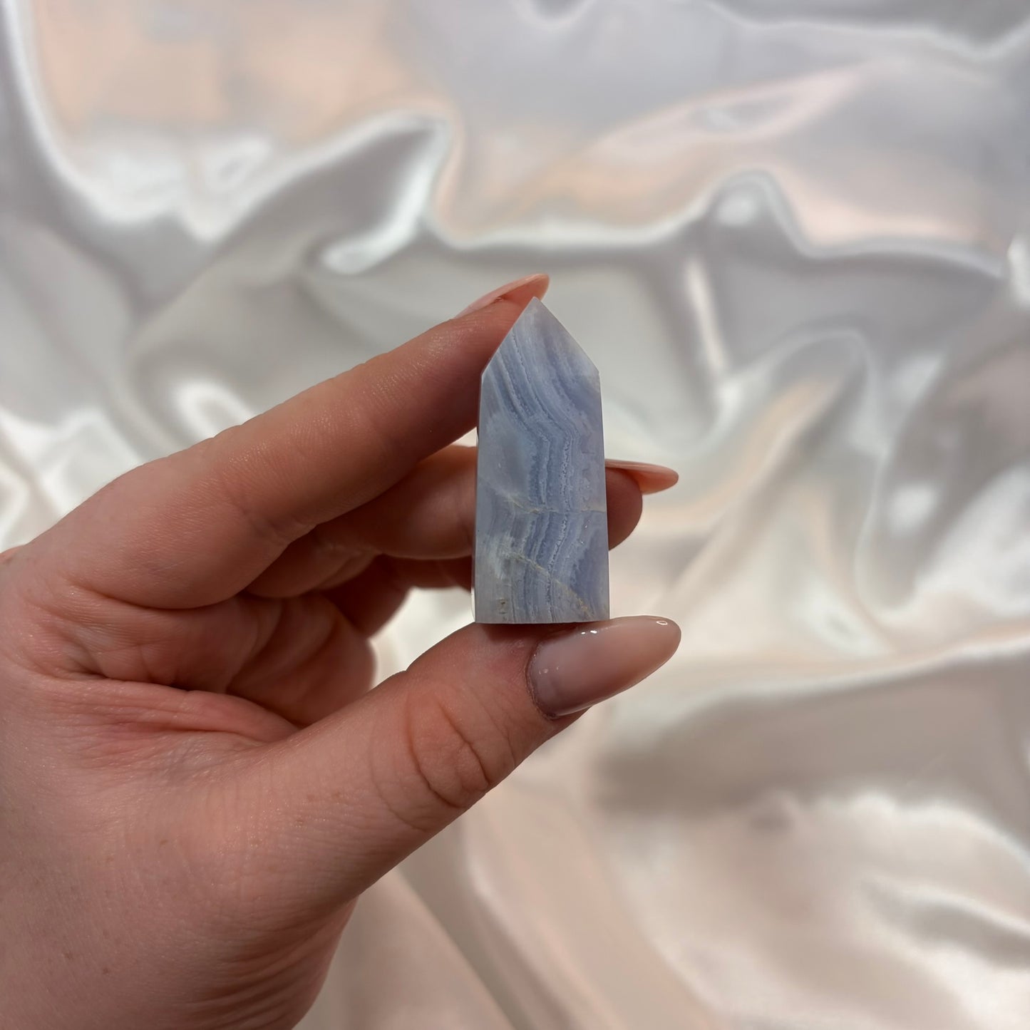 Blue Lace Agate Tower I