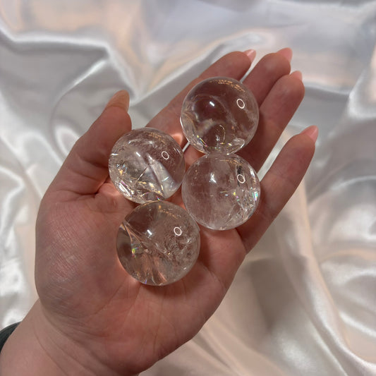 Clear Quartz Small Spheres